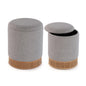 SET 2 PUFF GRIS CLARO Versaotoño