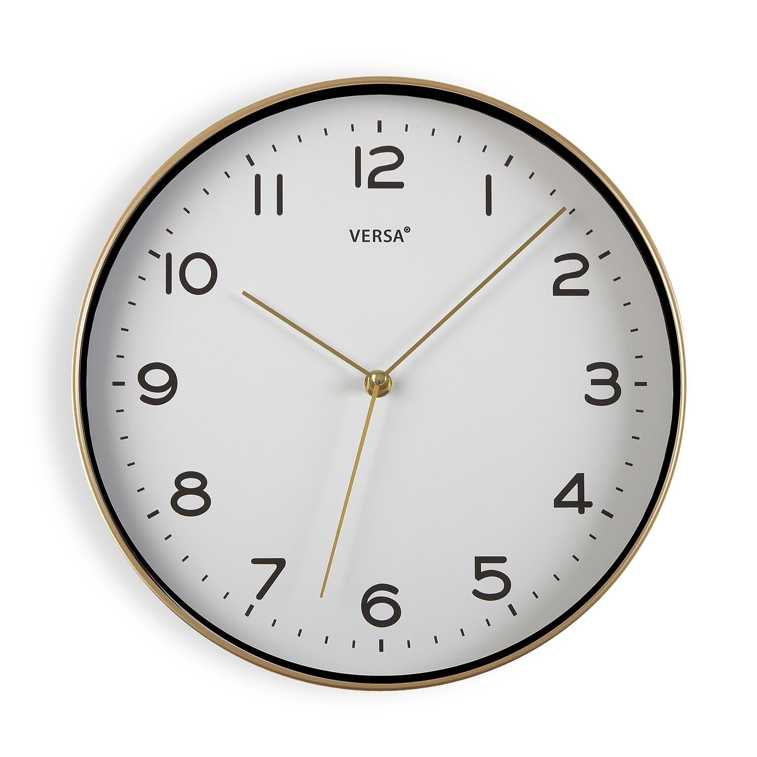 RELOJ BLANCO MARCO DORADO Versaotoño
