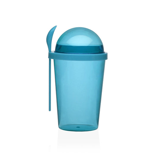 VASO PORTA ALIMENTOS CUCHARA AZUL Versaotoño