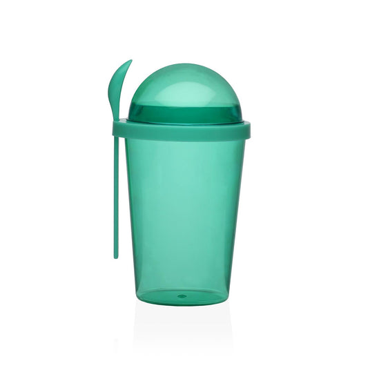 VASO PORTA ALIMENTOS CUCHARA VERDE Versaotoño