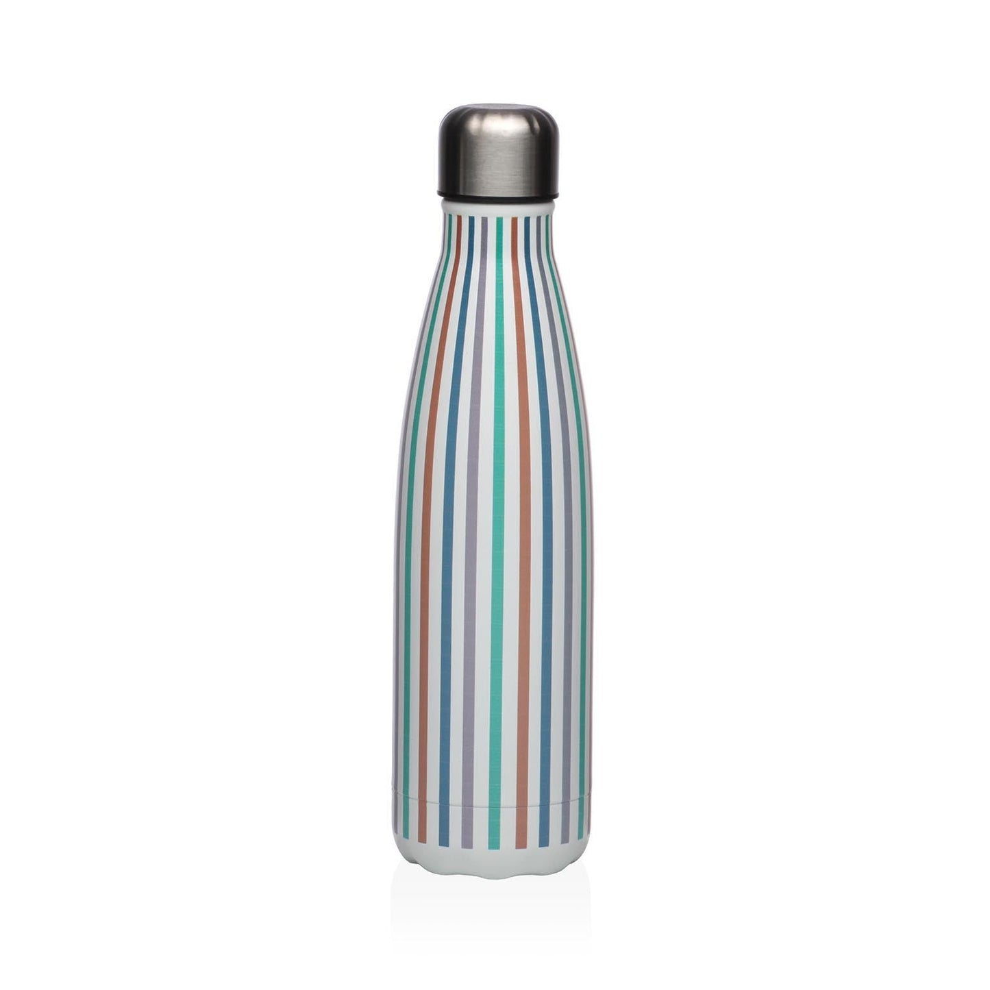 BOTELLA ACERO INOXIDABLE RAYAS