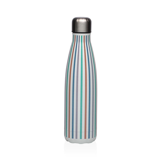 BOTELLA ACERO INOXIDABLE RAYAS VERSA 2026 JUNIO
