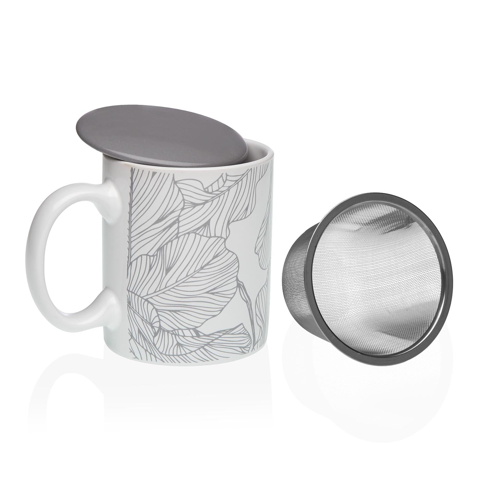 TAZA INFUSION  PALM GREY Versaotoño