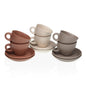 SET 6 TAZAS TE CON PLATO AWA VERSA FEBRERO