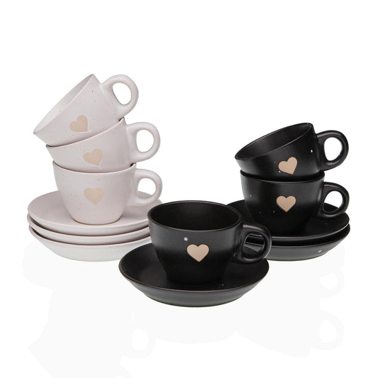 SET 6 TAZAS CAFE CON PLATO ELLIS Versaotoño