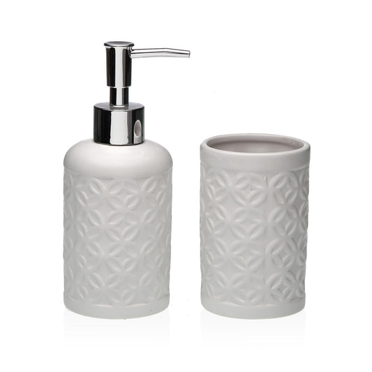 SET BAÑO 2 PCS BLANCO Versaotoño