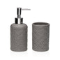 SET BAÑO 2 PCS  GRIS Versaotoño