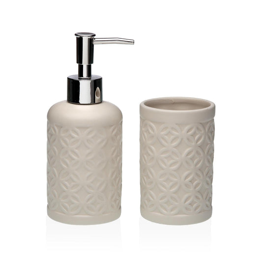 SET BAÑO 2PCS BEIGE Versaotoño