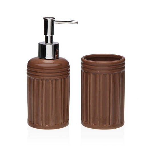 SET BAÑO 2 PCS TERRACOTA Versaotoño