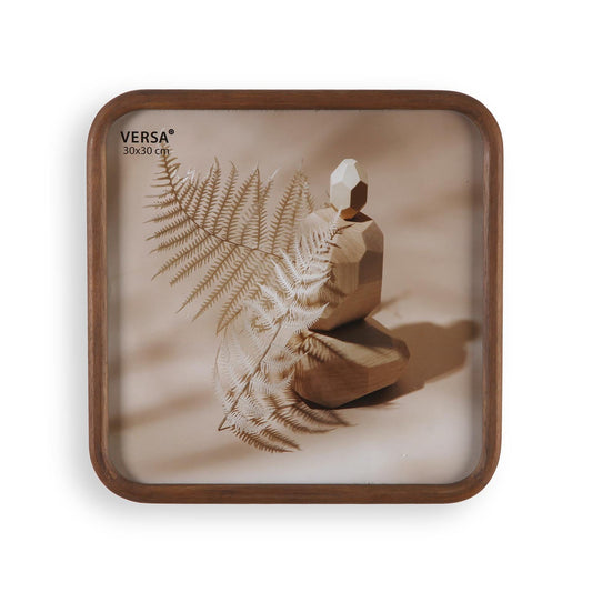 PORTAFOTO DE MADERA CLAY 30x30 VERSA 2026 JUNIO
