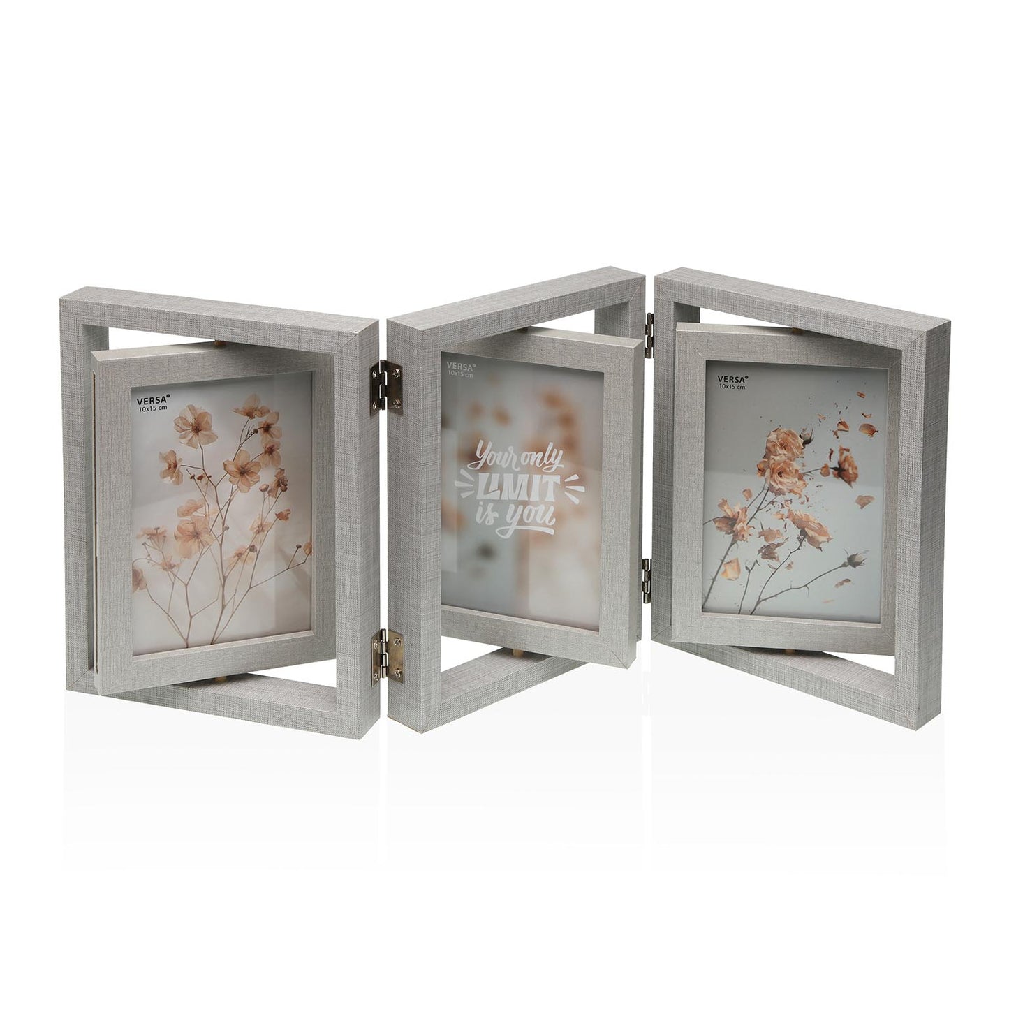 PORTAFOTO DE MADERA MAGY TRIPLE 10x15 VERSA FEBRERO