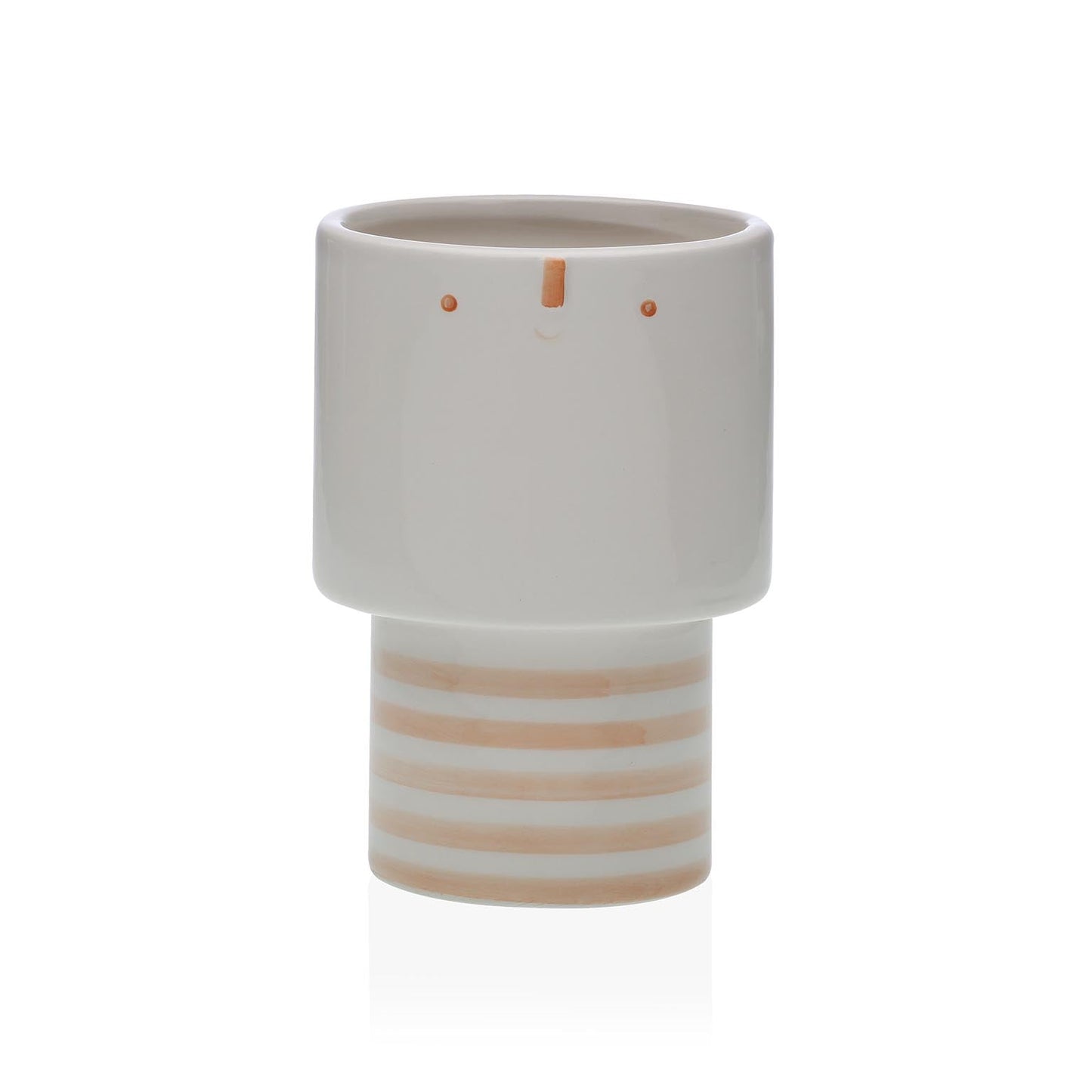 MACETERO CERAMICA CARA BEIGE Versaotoño