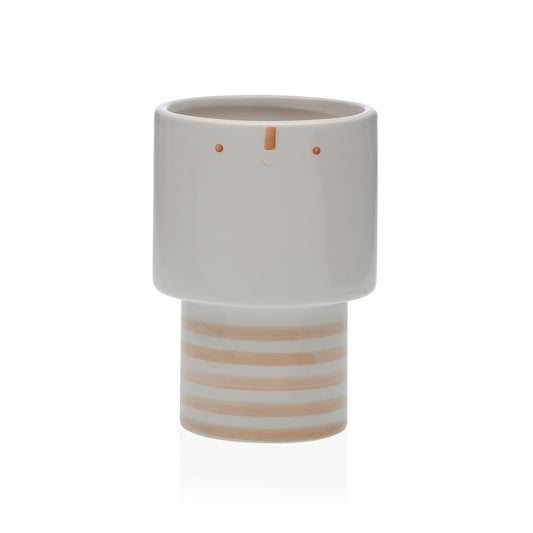 MACETERO CERAMICA CARA BEIGE Versaotoño