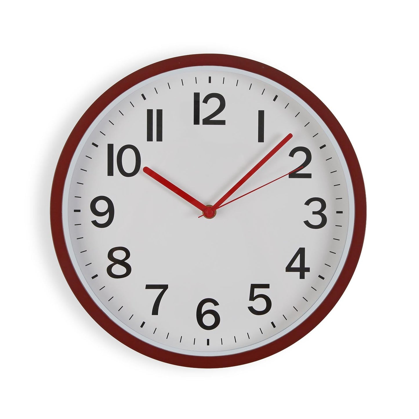 RELOJ DE PARED ROJO 30CM