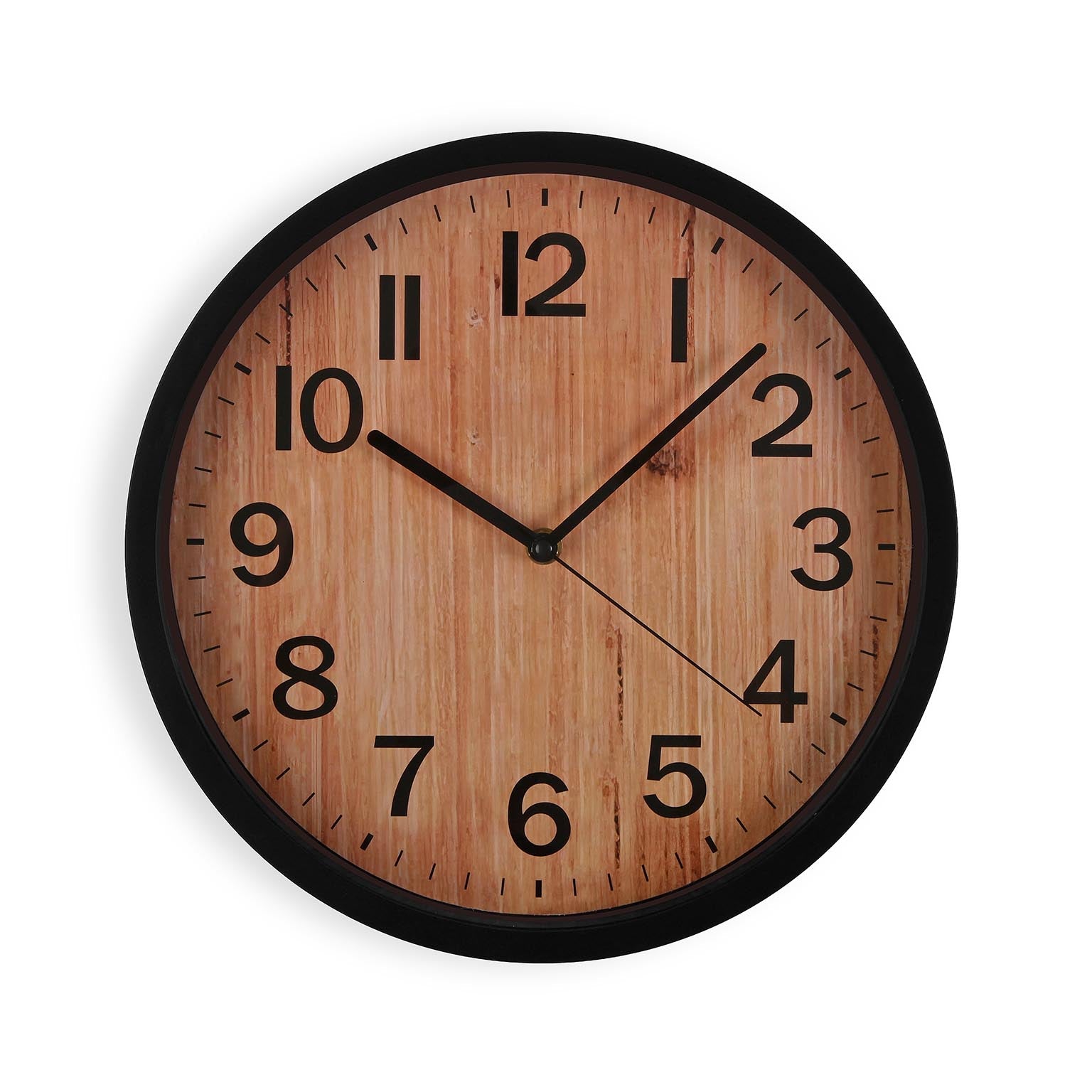 RELOJ DE PARED EFECTO MADERA 30CM VERSA 2026 JUNIO