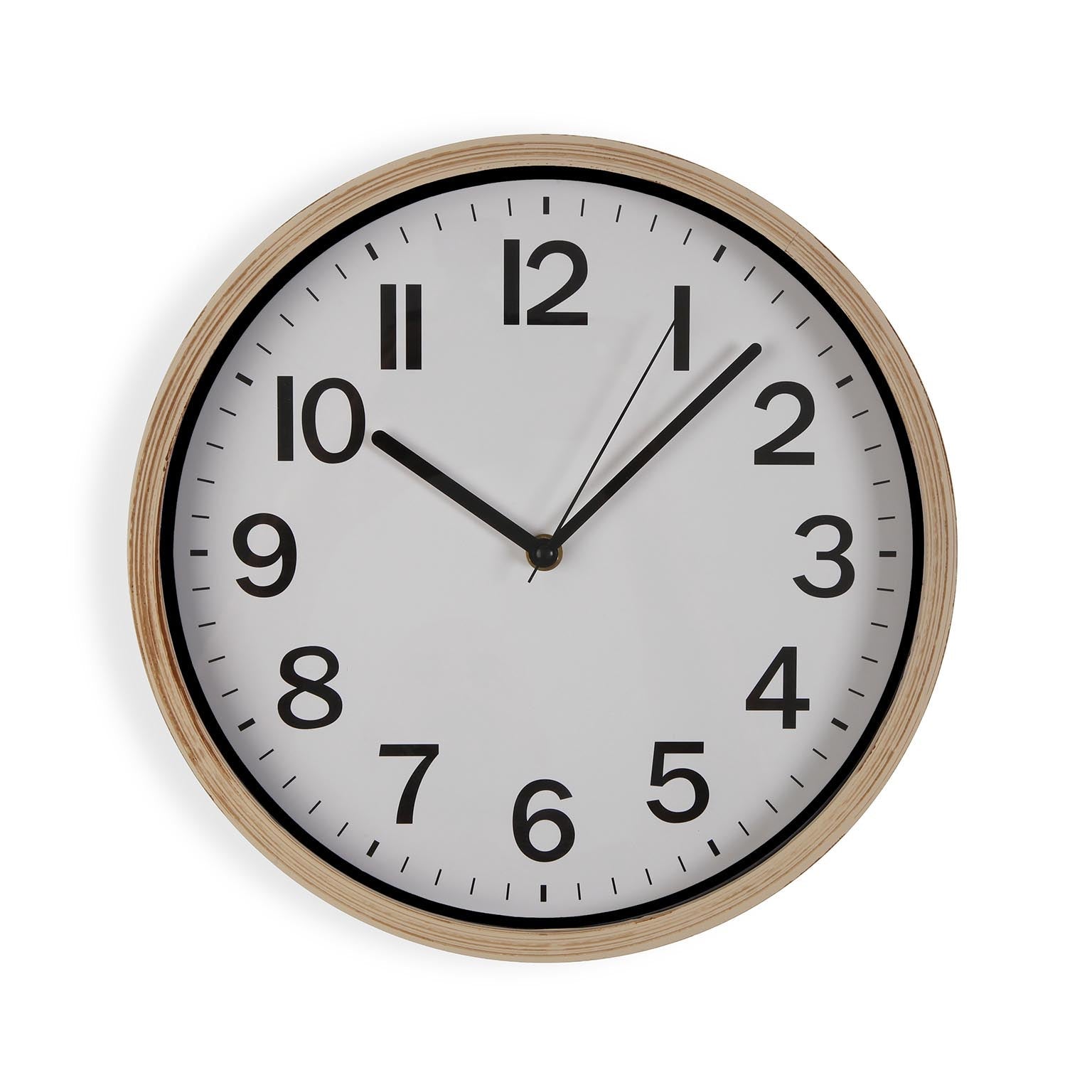 RELOJ DE PARED SIMIL MADERA 30CM