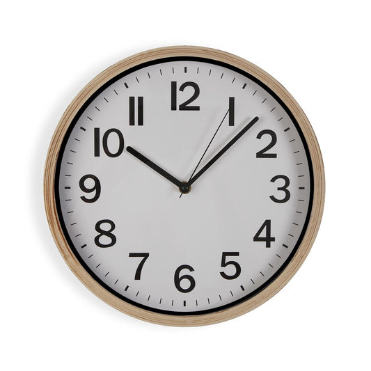 RELOJ DE PARED SIMIL MADERA 30CM VERSA 2026 JUNIO