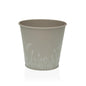 MACETA REDONDA ZINK S GREY Versaotoño