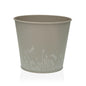 MACETA REDONDA ZINK L GREY Versaotoño