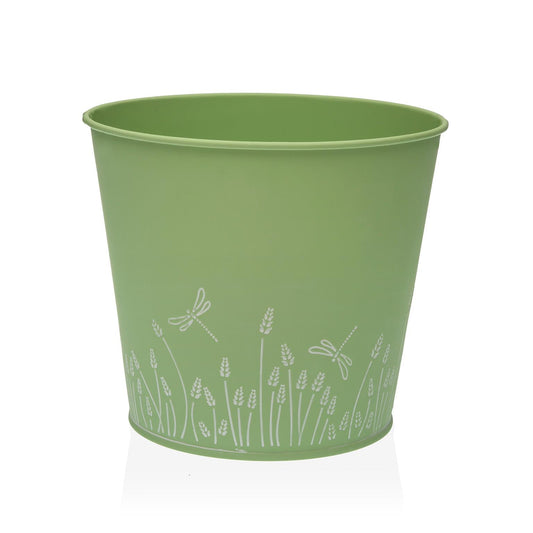 MACETA REDONDA ZINK L GREEN Versaotoño