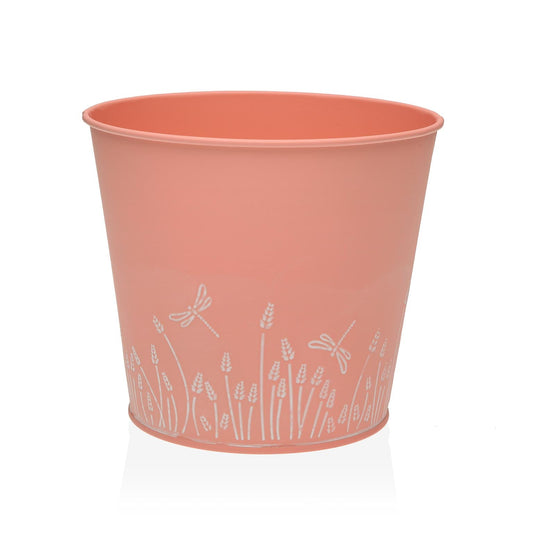 MACETA REDONDA ZINK L ORANGE Versaotoño