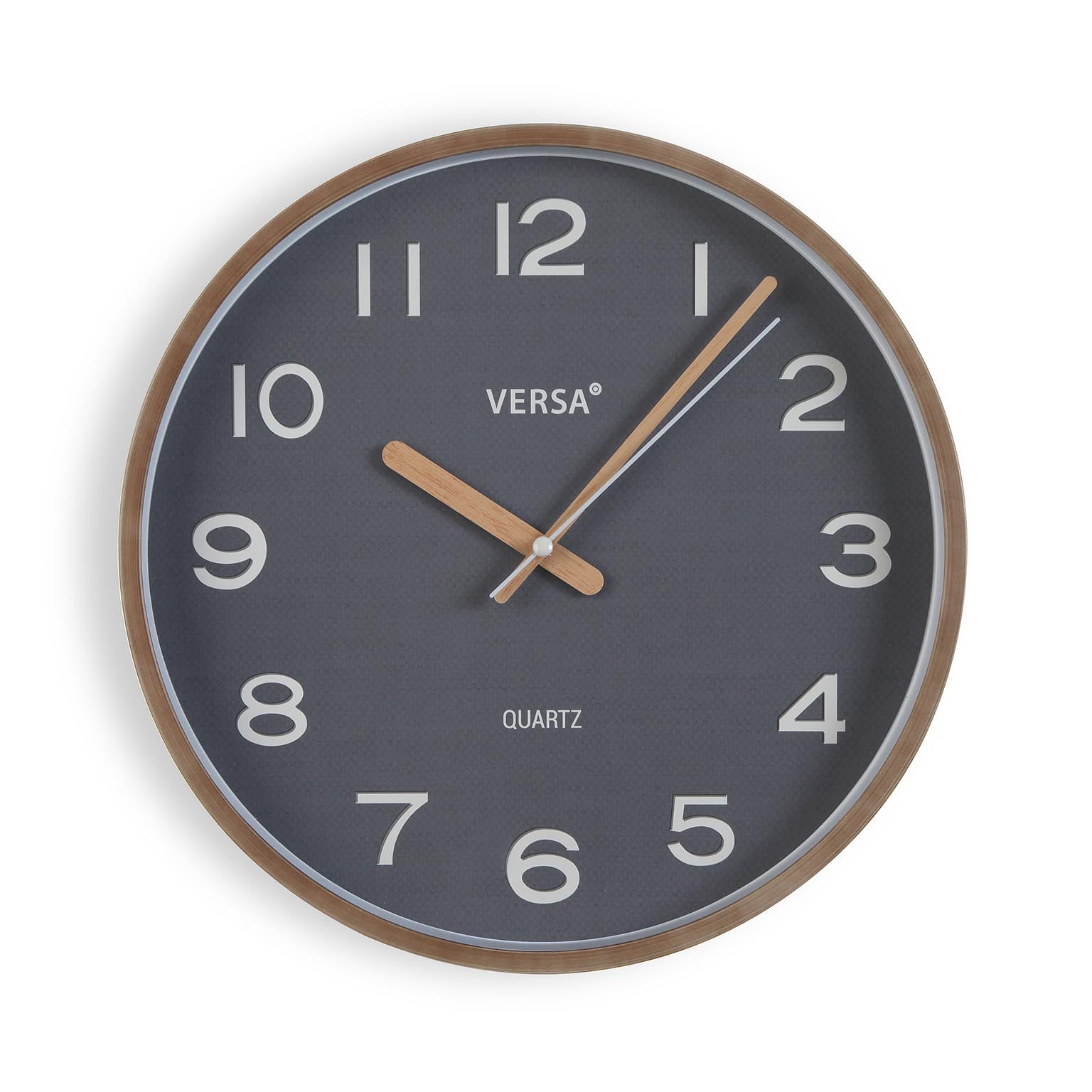 RELOJ GRIS OSCURO 30 CM Versaotoño