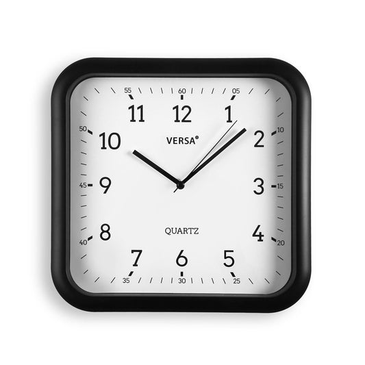RELOJ SQUARE NEGRO 30 CM Versaotoño