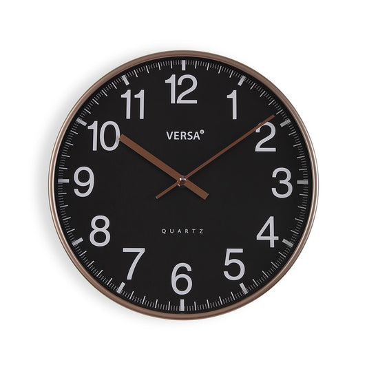 RELOJ DE PARED NEGRO 30x4,3CM Versaotoño