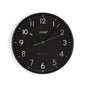 RELOJ DE PARED NEGRO 30x4CM Versaotoño