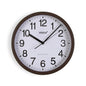 RELOJ DE PARED MARCO DE MADERA OSCURA 31CM Versaotoño