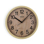 RELOJ DE PARED MADERA CLARA 31CM Versaotoño