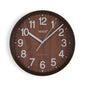 RELOJ DE PARED MADERA OSCURA 31CM Versaotoño