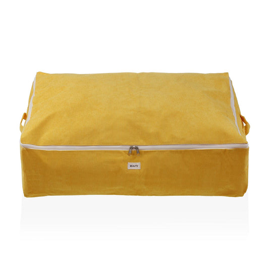 CAJA ALMACENAMIENTO CORDUROY AMARILLA XL Versaotoño