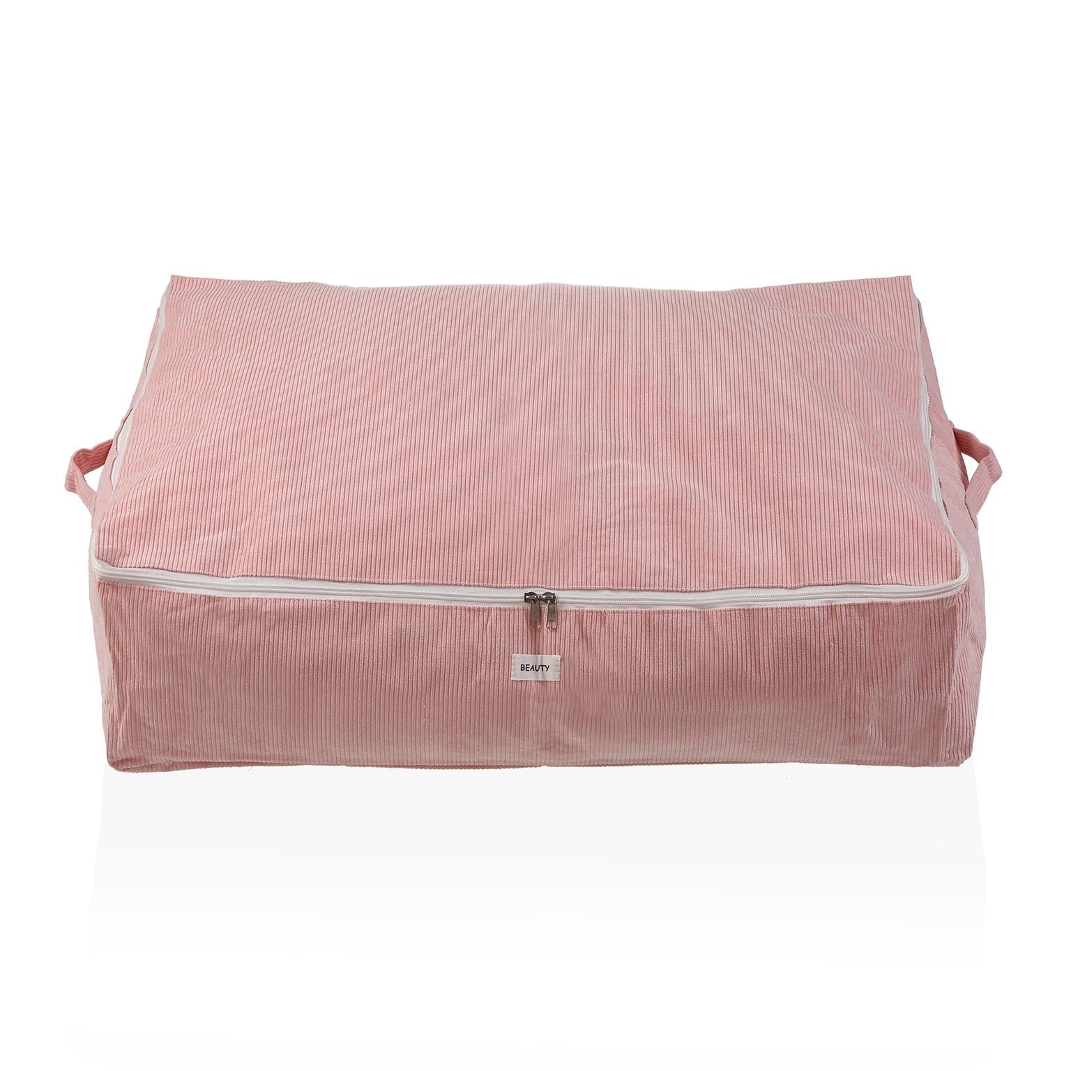 CAJA ALMACENAMIENTO CORDUROY ROSA XL Versaotoño