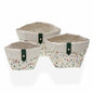 SET 3 CESTAS CUADRADAS DOTTY Versaotoño