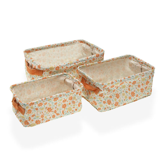 SET 3 CESTAS RECTANGULARES CLIVIA Versaotoño