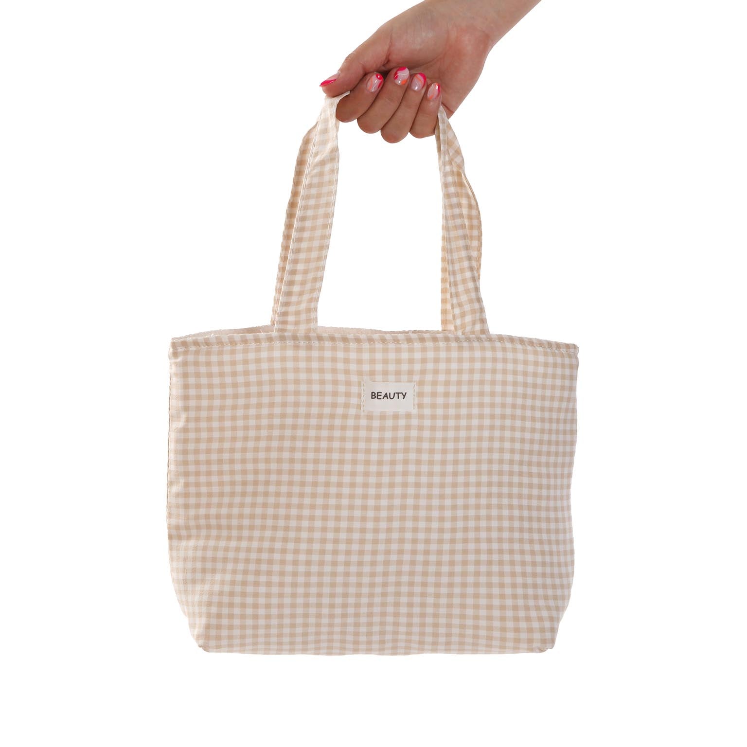 BOLSA VICHY BEIGE Versaotoño