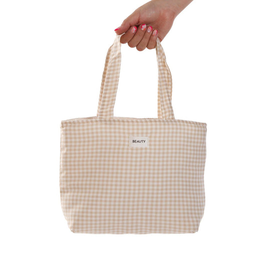 BOLSA VICHY BEIGE Versaotoño