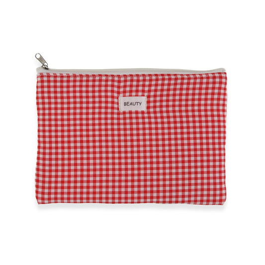 NECESER VICHY ROJO 27X19CM Versaotoño