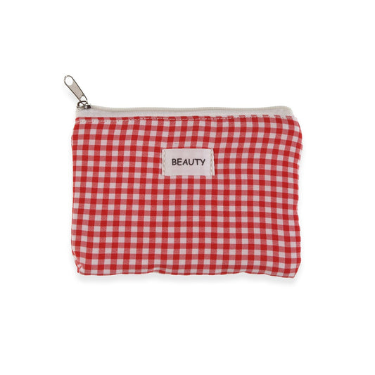 NECESER VICHY ROJO 17X12CM Versaotoño