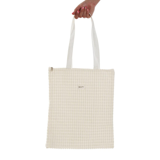 BOLSO CORDUROY BLANCO Versaotoño