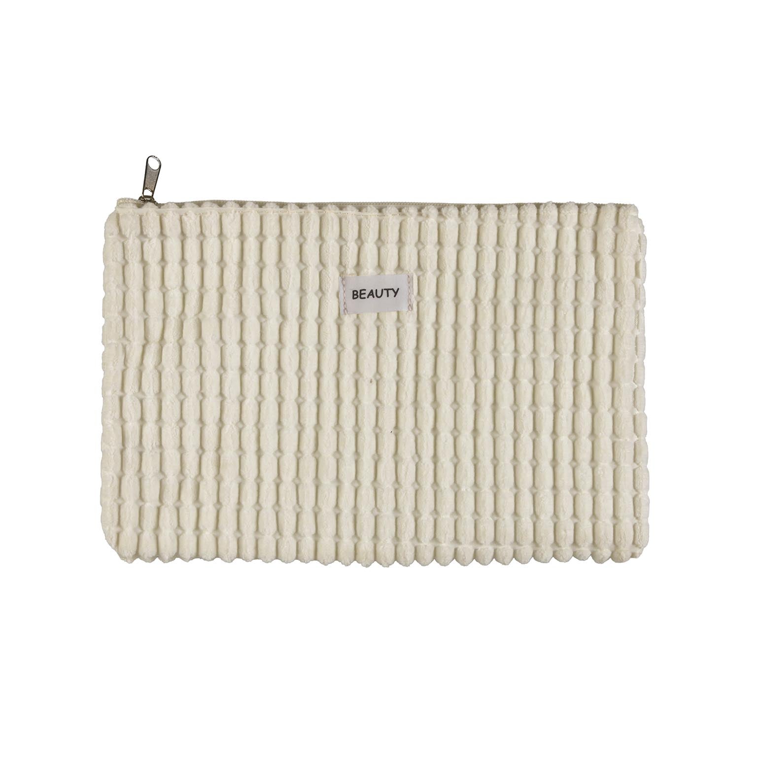 NECESER CORDUROY BLANCO 27X19CM Versaotoño