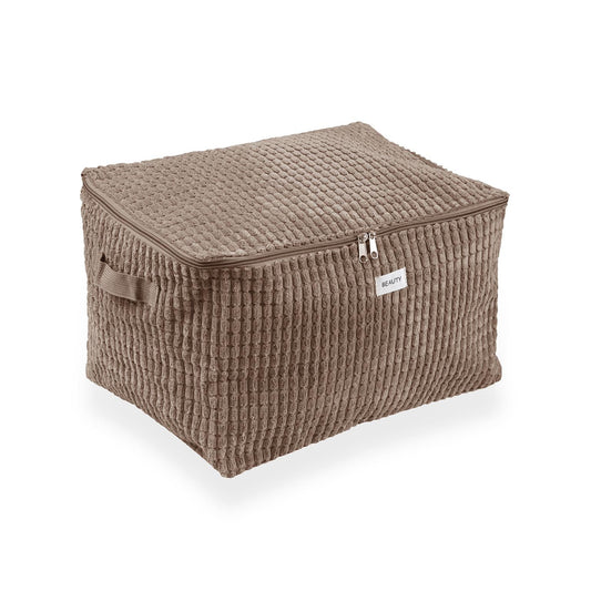 CAJA ALMACENAMIENTO CORDUROY AZUL M Versaotoño