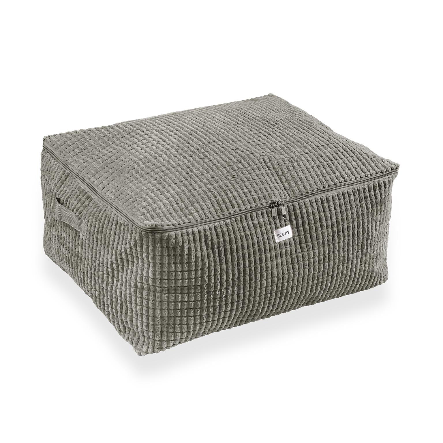 CAJA ALMACENAMIENTO CORDUROY AZUL L Versaotoño