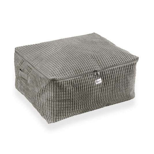 CAJA ALMACENAMIENTO CORDUROY AZUL L Versaotoño
