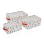 SET 3 CESTAS RECTANGULAR BLUME Versaotoño