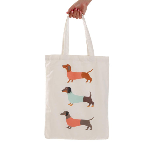 BOLSO COMPRA PERROS SALCHICHA VERSA 2026 JUNIO