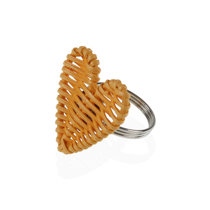 SERVILLETERO RATTAN CORAZON Versaotoño