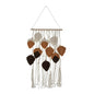 DECORACIÓN PARED MACRAMÉ  HOJAS MARRON Versaotoño