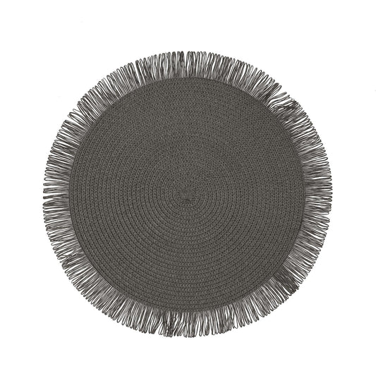 SALVAMANTEL CON  FLECOS GRIS Versaotoño